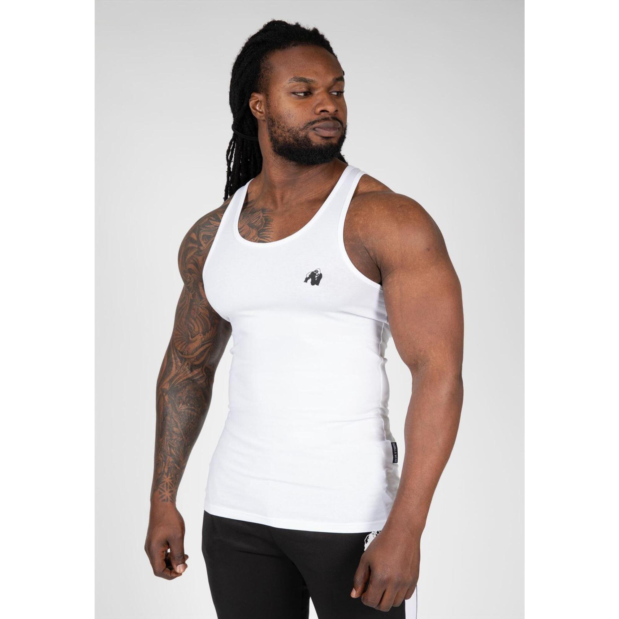 Debardeur homme blanc Decathlon